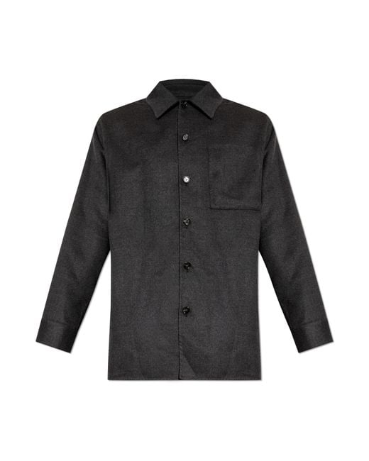 Bottega Veneta Black Cashmere Shirt for men