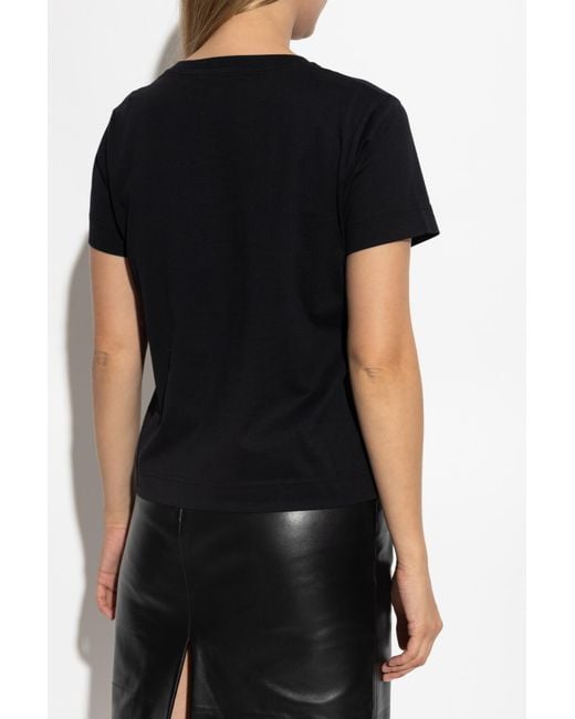 Givenchy Black T-Shirt With Printed Logo