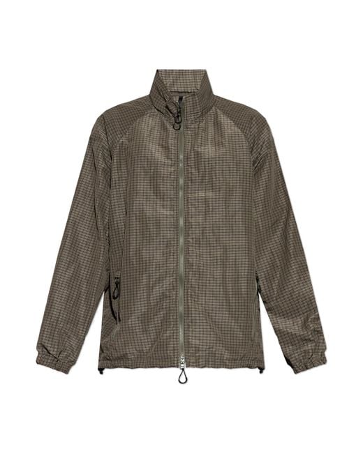 Comme des Garçons Brown Plaid Pattern Jacket for men