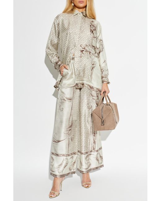 Max Mara Natural 'Rive' Trousers