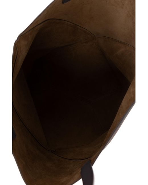 Loewe Black Shopper Bag 'Puzzle' for men
