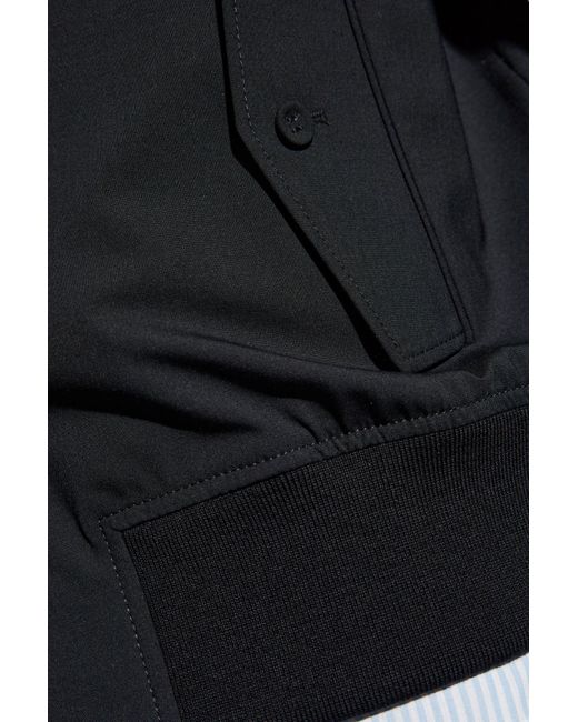 Givenchy Blue Jacket With A Stand-Up Collar for men