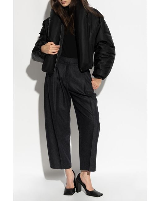 Alaïa Black Body With A Stand-Up Collar