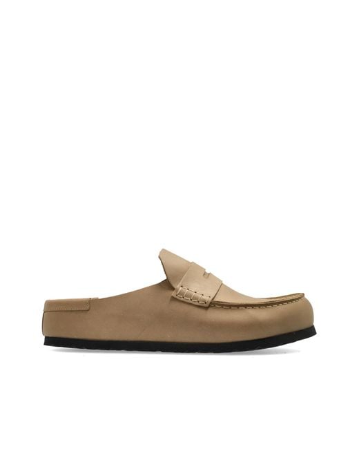 Birkenstock Brown 'Naples Wrapped' Shoes for men
