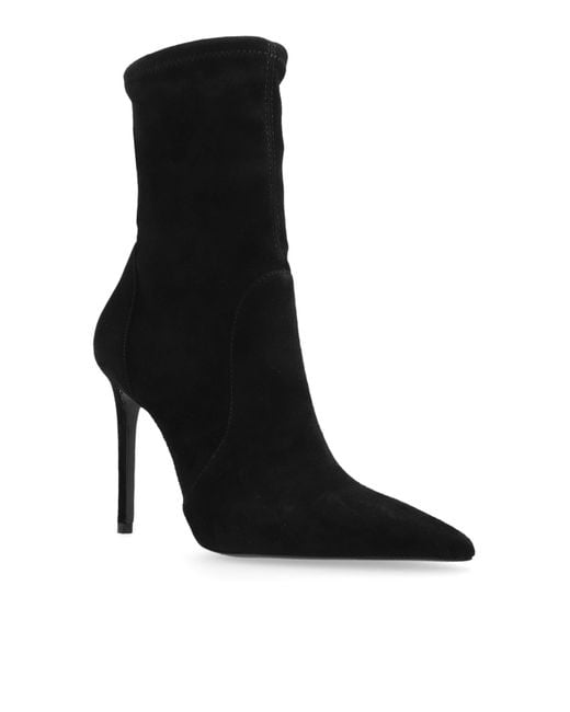 Stuart Weitzman Black Heeled Ankle Boots 'Power'