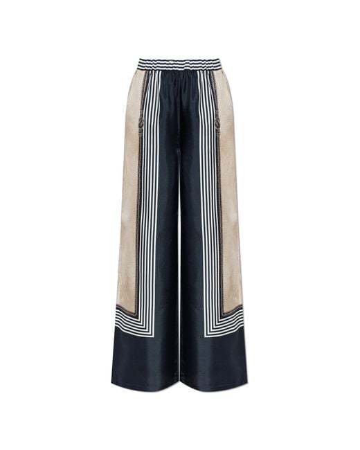 Max Mara Blue 'Carabo' Trousers