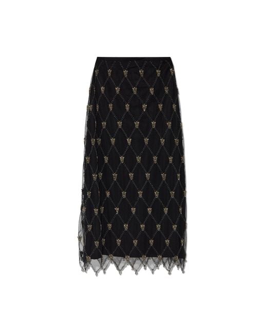AllSaints Black Skirt 'Ilka'