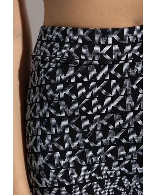 MICHAEL Michael Kors Blue Monogram Leggings