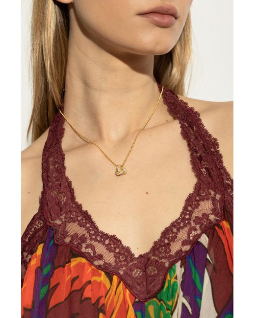 Kate Spade Red Necklace With Pendant