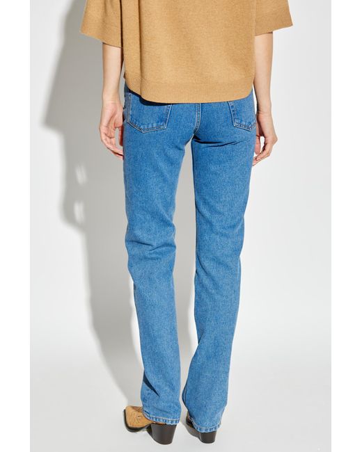 Etro Blue High-Waisted Jeans