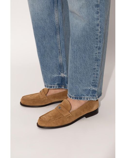 Tory Burch Brown 'Penny' Loafers Shoes