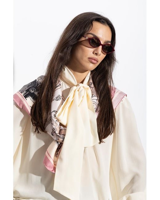 Miu Miu Red Sunglasses '04Zs'