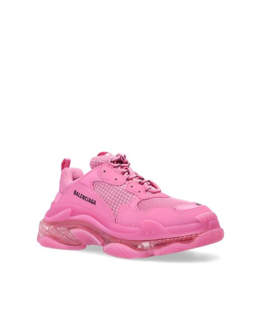 balenciaga triple s pink