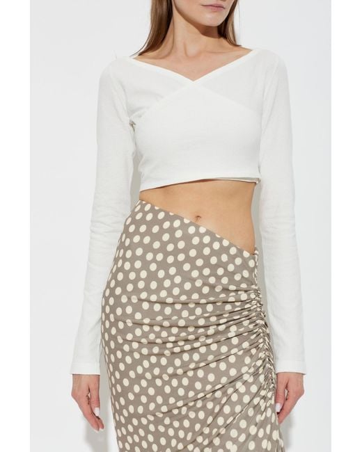 Alaïa White Short Top