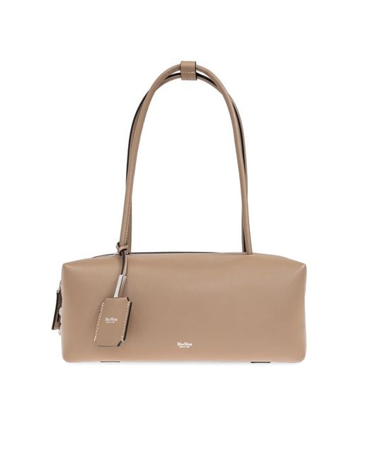 Max Mara White Shoulder Bag 'Holdallstring'