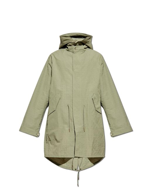 Givenchy Green Parka With Detachable Hood for men