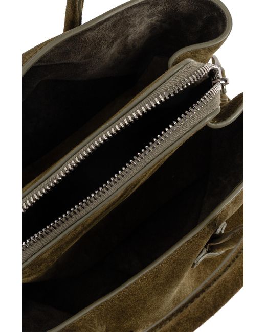 The Attico Green Handbag 'La Passeggiata Mini'