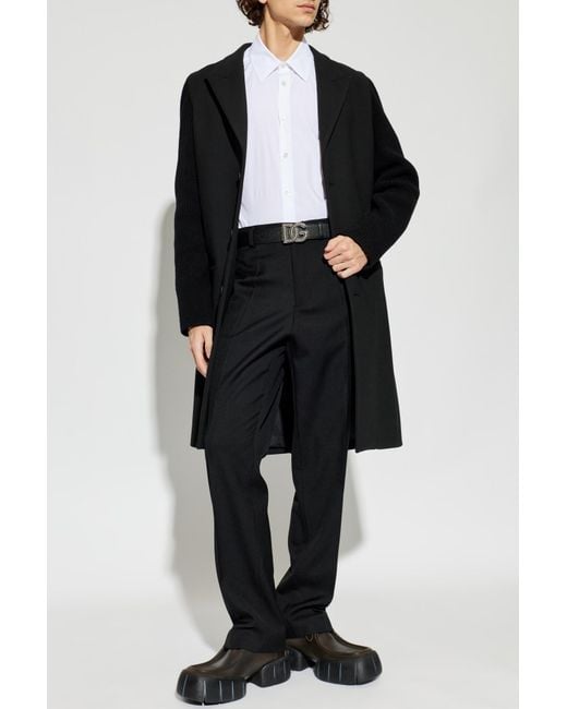 DIESEL Black Coat 'W-Yard' for men