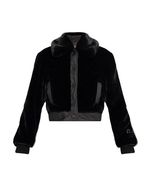 Perfect Moment Black Faux Fur Jacket "Giorgia"