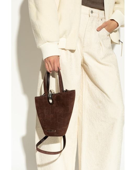 Jacquemus Brown Shoulder Bag 'Le Petit Bambola'