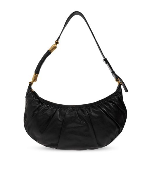 Balmain Black Shoulder Bag 'Hobo'