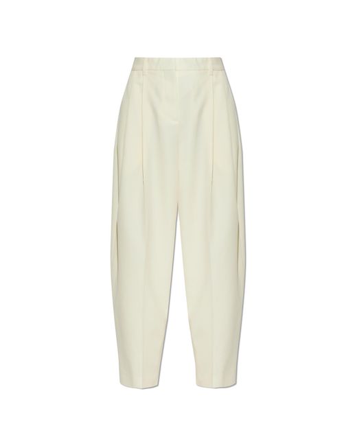 Jacquemus White "D-Hom" Trousers
