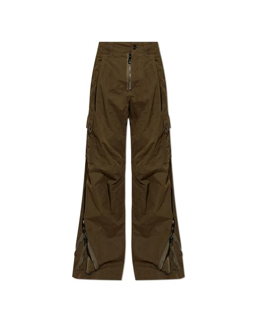 Dolce & Gabbana Green Cargo Trousers for men