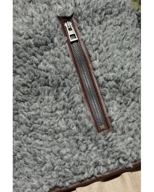 Loewe Natural Vest With A Collar Tightened With Drawstrings for men