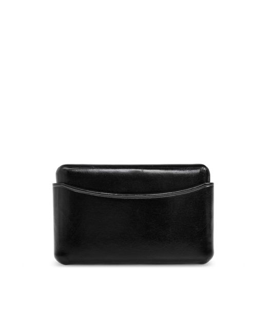 Lemaire Black Leather Card Holder