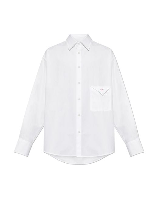 Jacquemus White Shirt With Pocket for men