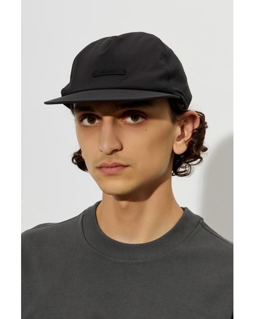 Fear Of God Black Baseball Cap With Appliquéd Logo for men