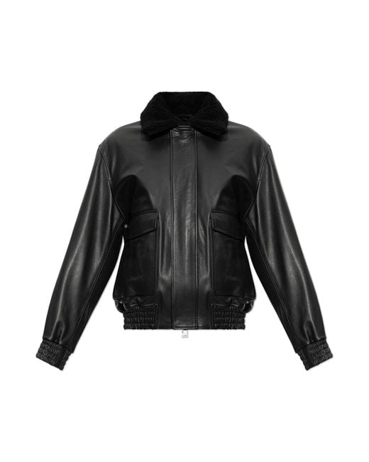 Arma Black Leather Jacket 'Bari' for men