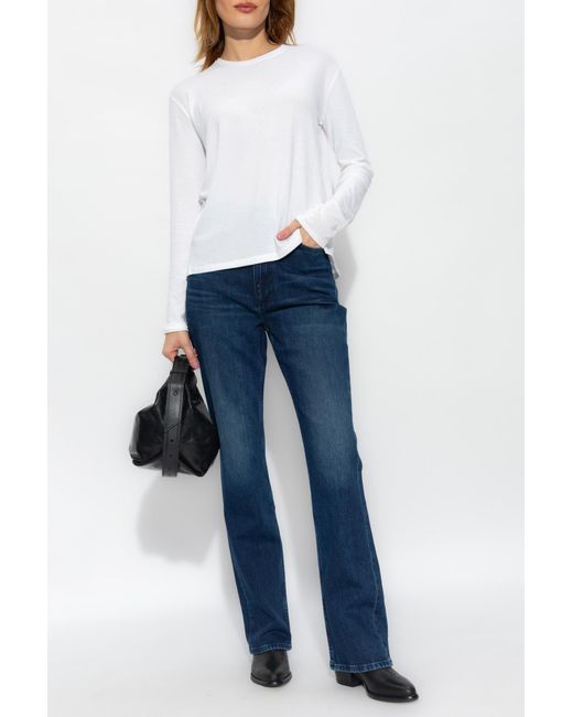 Rag & Bone White Top With Long Sleeves