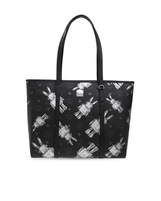MCM Black Shopper-Type Bag