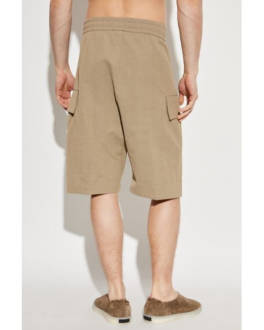 Fear Of God Natural Pleated Shorts for men