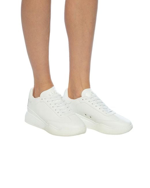 Stella McCartney White 'Loop' Sneakers