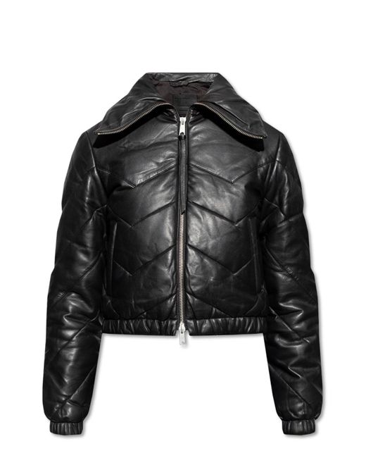 AllSaints 'paislee' Leather Jacket in Black - Lyst