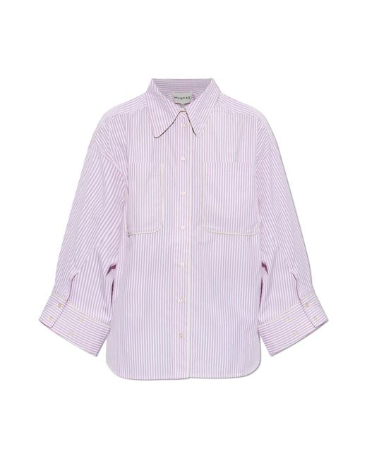 Munthe Purple "Voyage" Shirt
