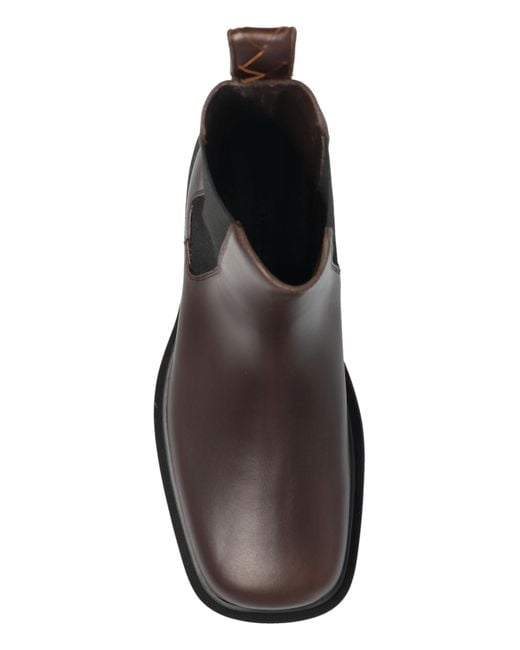 Bottega Veneta Black Leather Ankle Boots 'Ben' for men