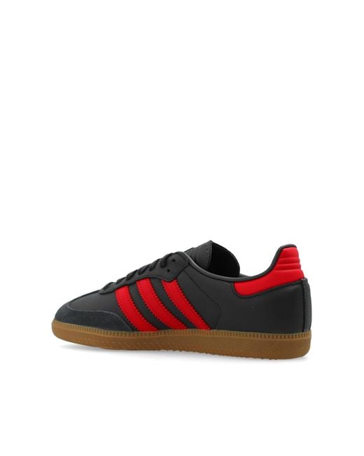Adidas Originals Red 'samba' Sneakers, for men