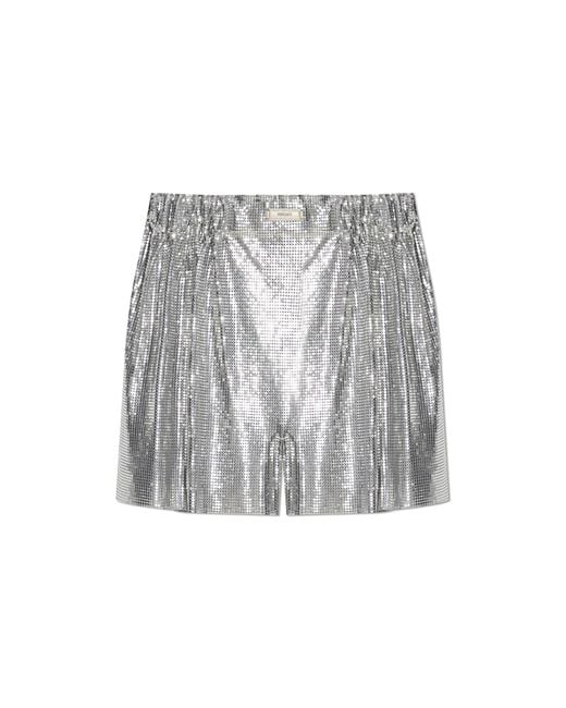 Versace Black Sequin Shorts