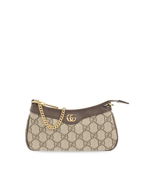 Gucci Brown Ophidia Mini Bag