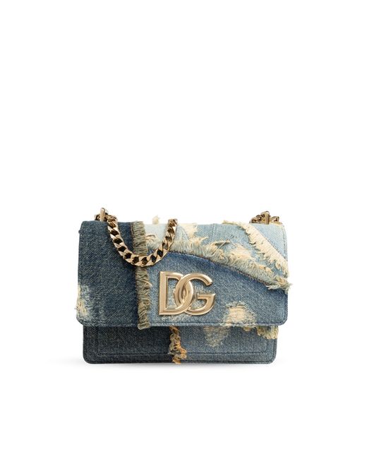Dolce & Gabbana Blue Shoulder Bag 3.5