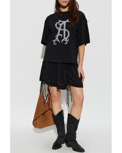 AllSaints Black 'Aria' Skirt