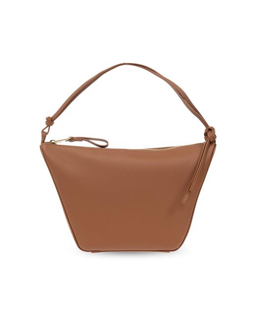 Loewe Brown 'Mini Hammock Hobo' Shoulder Bag
