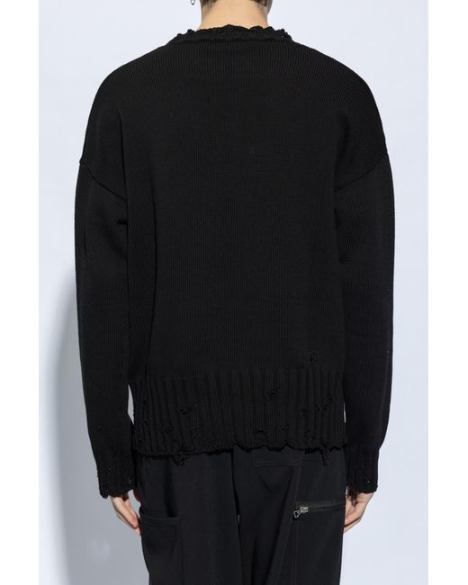 Marni Black Cotton Sweater for men