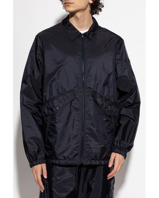 Moncler Blue Light Jackets for men