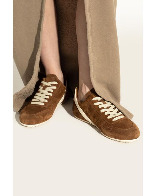Rick Owens Brown 'Minimal Sneak' Sports Shoes