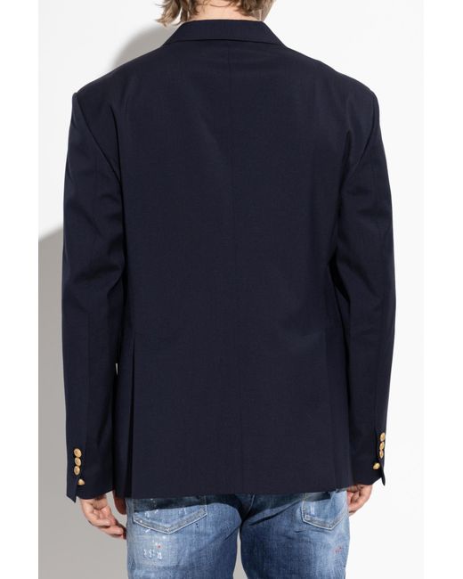 DSquared² Blue Wool Blazer for men