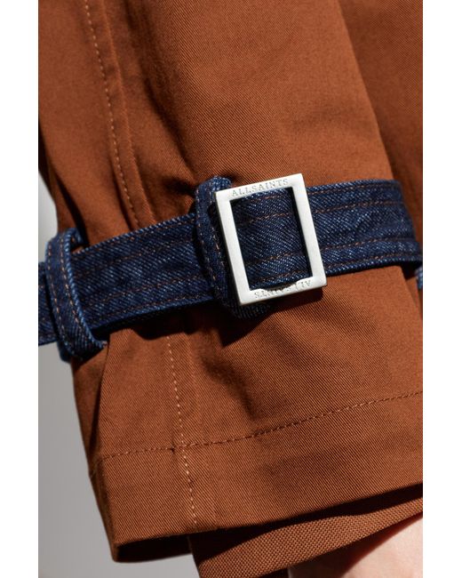 AllSaints Orange Coat 'Dayly'